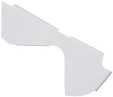 Nose - 5-Series - Passenger Side - Fiberglass - White - Triple X Sprint Car - Each thumbnail 1