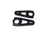 Fuel Cell Mount - Adjustable - Clamp-On - 1.375 in OD Tubes - Aluminum - Black Anodized - Sprint Car - Pair thumbnail 1