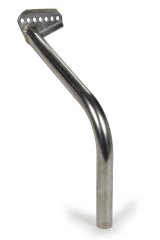 Wing Post - Front - Driver Side - Chassis to Sideboard - Adjustable - Stainless - Natural - Triple X Sprint Car - Each thumbnail 1