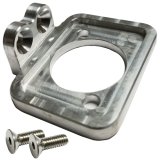 Fuel Pump Shutoff Bracket - Aluminum - Natural - MPD Shutoff Valve - Triple X Upper Steering Mount - Sprint Car - Each thumbnail 1