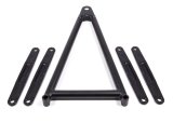 Jacobs Ladder - 14 in Long - Straps - Chromoly - Black Powder Coat - Triple X Sprint Car - Kit thumbnail 1