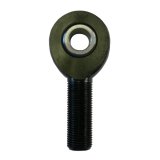 Rod End - Spherical - 1/2 in Bore - 5/8-18 in Left Hand Male Thread - PTFE Lined - Aluminum - Black Anodized - Each thumbnail 1