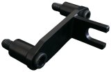 Shifter Bracket - Hardware Included - Aluminum - Black Anodized - Winters Quick Change - Each thumbnail 1