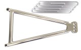 Jacobs Ladder - Adjustable - 14 in Long - Straps - 3 Hole - Chromoly - Chrome - Triple X Sprint Car - Kit thumbnail 1