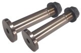 Jacobs Ladder Bolt - 7/16 in Diameter - 2 in Long - Allen Head - Hex Head Locking Nuts - Titanium - Natural - Sprint Car - Pair thumbnail 1