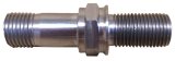 Shock Mount Stud - 1/2-20 in Thread - 2 in Long - Hex Nuts - Titanium - Natural - Sprint Car - Frame Boss / Spuds - Each thumbnail 1