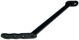 Wing Strap - Nose - Tubular - Adjustable - 6 in to 7.5 in Adjustable Height - Chromoly - Black Powder Coat - Triple X Sprint Car - Each thumbnail 1