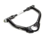 Control Arm - Tubular - Driver Side - Upper - 8 in Long - 1-1/4 in Offset - Bolt-In Ball Joint - Steel - Black Powder Coat - GM Metric - Each thumbnail 1