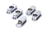Control Arm Caster Slug - 1/2 in ID Hole - 3/8 in Offsets - Aluminum - Natural - Slotted Upper Control Arms - Kit thumbnail 1