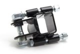 Shock Mount - Clamp-On - Steel - Black Powder Coat - 1-1/2 in Square Tube - Each thumbnail 1