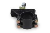 Panhard Bar Bracket - Axle Mount - Clamp-On - Angled - Below Centerline - Steel - Black Powder Coat - Each thumbnail 1
