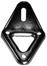 Motor Mount - Bolt-On - Steel - Black Powder Coat - Front - Chevy V8 - Each thumbnail 1