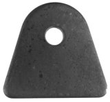 Body Mounting Tabs - Gusseted - 1/4 in Mounting Hole - 0.125 in Thick - Steel - Natural - Each thumbnail 1