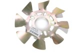Brake Cooling Fan - Driver Side - Hub Mounted - 11-1/2 in Diameter - 5 x 4-1/2 to 5-1/8 - 5/8 in Studs - Aluminum - Natural - Each thumbnail 1