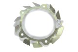 Brake Cooling Fan - Passenger Side - Hub Mounted - 12-1/2 in Diameter - Wide 5 - Aluminum - Natural - Each thumbnail 1