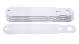 Helmet Shield Tear Off - 2 mm Thick - 11.5 in Center to Center - Plastic - Clear - Simpson / Aria Helmets - Set of 200 thumbnail 1