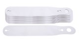 Helmet Shield Tear Off - 2 mm Thick - 12 in Center to Center - Plastic - Clear - Simpson Helmets - Set of 200 thumbnail 1
