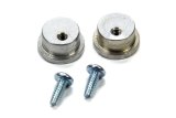 Helmet Tear Off Post - Hardware Included - Aluminum - Natural - Pair thumbnail 1