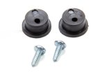 Helmet Tear Off Post - Hardware Included - Plastic - Black - Pair thumbnail 1