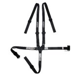 Harness - Armor - 5 Point - Latch and Link - Pull Down / Ratchet Adjust - Wrap Around - Individual Harness - Black - Kit thumbnail 1