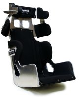 Seat - FC1 Late Model - 17 in Wide - 20 Degree Layback - Black Cover Included - Aluminum - Natural - Kit thumbnail 1