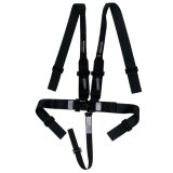 Harness - 5 Point - Latch and Link - Pull Down Adjust - Bolt-In / Wrap Around - Individual Harness - HANS Ready - Black - Kit thumbnail 1