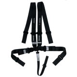 Harness - Sprint Car - 5 Point - Latch and Link - SFI 16.1 - Pull Down Adjust - Bolt-In / Wrap Around - Individual Harness - Black - Kit thumbnail 1