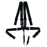 Harness - Sprint Car - 5 Point - Latch and Link - SFI 16.1 - Pull Down Adjust - Bolt-In / Wrap Around - Individual Harness - Black - Kit thumbnail 1