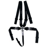 Harness - 5 Point - Camlock - SFI 16.1 - Pull Down Adjust - Bolt-In / Wrap Around - Individual Harness - Black - Kit thumbnail 1