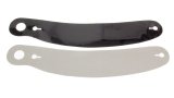 Helmet Shield Tear Off - 2 mm Thick - 13 in Center to Center - Plastic - Smoked - Simpson Helmets - Set of 5 thumbnail 1