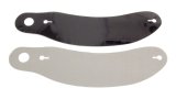 Helmet Shield Tear Off - 2 mm Thick - 11.75 in Center to Center - Plastic - Smoked - Impact / Zero-9 Helmets - Set of 5 thumbnail 1