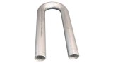 Aluminum Tubing Bend - 180 Degree - 1.25 in Diameter - 2 in Radius - 0.065 in Thickness - Aluminum - Natural - Each thumbnail 1