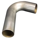 Exhaust Bend - 45 Degree - 2.5 in Diameter - 2.5 in Radius - 16 Gauge - Steel - Natural - Each thumbnail 1
