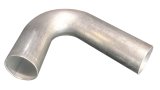 Aluminum Tubing Bend - 45 Degree - 2.5 in Diameter - 2.5 in Radius - 0.065 in Thickness - Aluminum - Natural - Each thumbnail 1