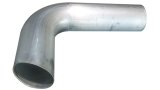 Aluminum Tubing Bend - 90 Degree - 4 in Diameter - 4 in Radius - 0.065 in Thickness - Aluminum - Natural - Each thumbnail 1