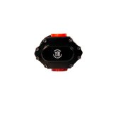 Fuel Pump - Lil Bertha - Reverse Rotation - Hex Driven - 0.650 Gear Set - In-Line - 1-1/4 in Female O-Ring Inlet - 1-1/4 in Female O-Ring Outlet - Aluminum - Black Anodized - Gas / Methanol / E85 - Each thumbnail 1
