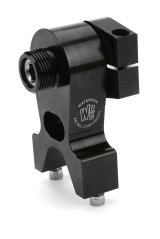 Cable Drive Adapter - Chassis Mount - Bolt-On - Fuel Pump Mount - Hardware Included - Aluminum - Black Anodized - Each thumbnail 1