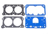 Carburetor Gaskets - 0.031 in Thick - Composite - Base / Float Bowl Gaskets / Metering Block - Willys Carb 2-Barrel Carburetor - Kit thumbnail 1