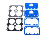Carburetor Gaskets - 0.031 in Thick - Composite - Base / Float Bowl Gaskets / Metering Block - Willys Carb 4-Barrel Carburetor - Kit thumbnail 1