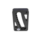 Panhard Bar Bracket - Frame Mount - Weld-On - Double Adjustable - Steel - Natural - 2 in Square Tubing - Each thumbnail 1