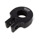 Suspension Limiter Chain Mount - Clamp-On - 1-1/2 in OD Tube - Aluminum - Black Anodized - Each thumbnail 1