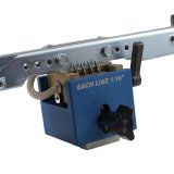 Tire Sipe Setting Tool - Adjustable - 1/16 in Lines - Aluminum - Blue Anodized - Each thumbnail 1