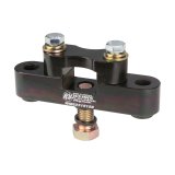 Panhard Bar Bracket - Frame Mount - Centered - Clamp-On - Adjustable - Steel - Black Powder Coat - 1-1/2 in Square Tubing - Each thumbnail 1