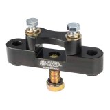 Panhard Bar Bracket - Frame Mount - Clamp-On - Steel - Black Zinc - 2 in Square Tubing - Each thumbnail 1