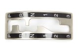Shifter Gate Plate - Sidewinder Lockout Shifter - Reverse Pattern - Steel - Natural - C4 / C6 - Each thumbnail 1