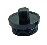 Inspection Plug - 1-5/8-12 in Thread - 9/16 in Hex Head - O-Ring Seal - Aluminum - Black Anodized - Winters 10 in Center and Side Bells - Each thumbnail 1