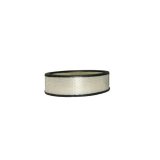 Air Filter Element - Round - 14 in Diameter - 4 in Tall - Wire Mesh Included - Paper - White - Each thumbnail 1