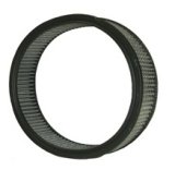 Air Filter Element - Round - 14 in Diameter - 3.5 in Tall - Wire Mesh Included - Paper - White - Asphalt - Each thumbnail 1
