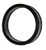 Air Filter Element - Round - 16 in Diameter - 3 in Tall - Wire Mesh Included - Paper - White - Asphalt - Each thumbnail 1