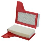 Air Filter Element - Panel - 10.253 in L x 11.244 in W x 2.295 in H - Paper - White - Ford Mustang 2015-17 - Each thumbnail 1